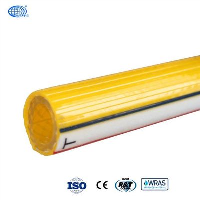 Il PVC di rinforzo convoglia il tubo flessibile di doccia trasparente 6