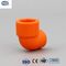 Raccordi per tubi in PPR arancione Raccordi per tubi in plastica a compressione che riducono il gomito 45 90 gradi