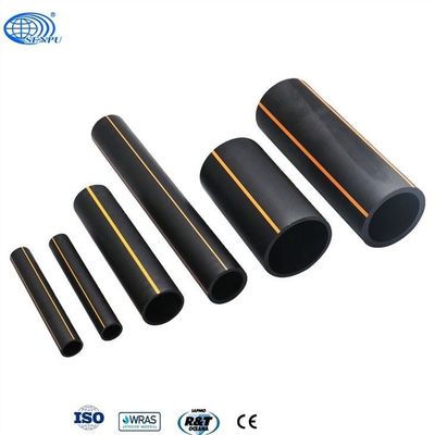 Tubo in PE per gas naturale HDPE nero ISO9001 con striscia arancione