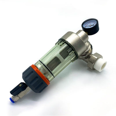 Sistema di filtraggio dell'acqua con rotazione dei sedimenti Prefiltro lavabile riutilizzabile da 50 micron