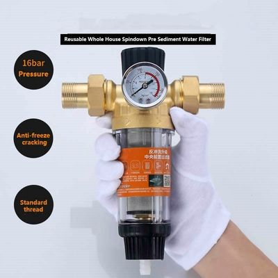Filtri per l'acqua Filtro per sedimenti di prefiltrazione per uso domestico